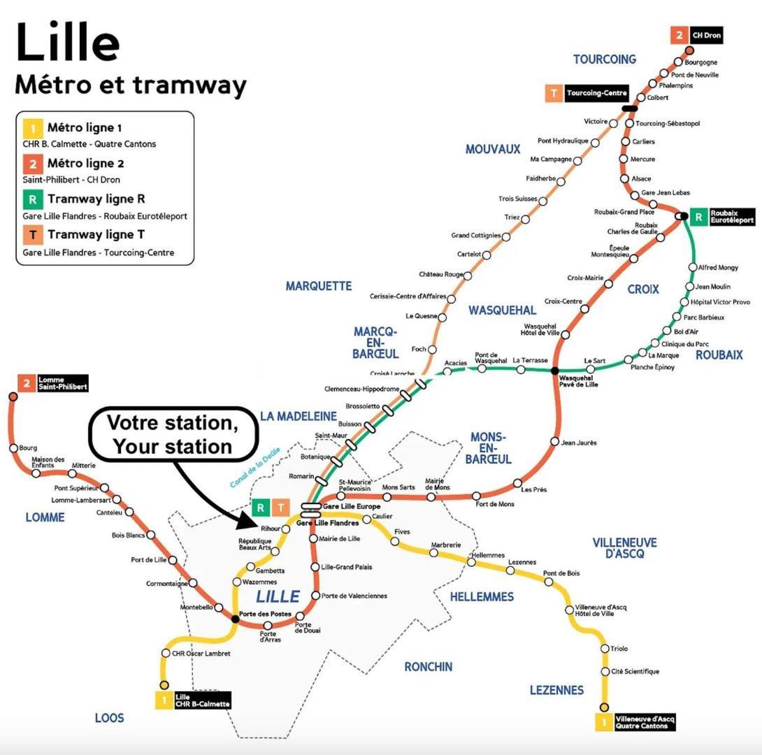 Lille Centre - Nice And Functional Studio מראה חיצוני תמונה